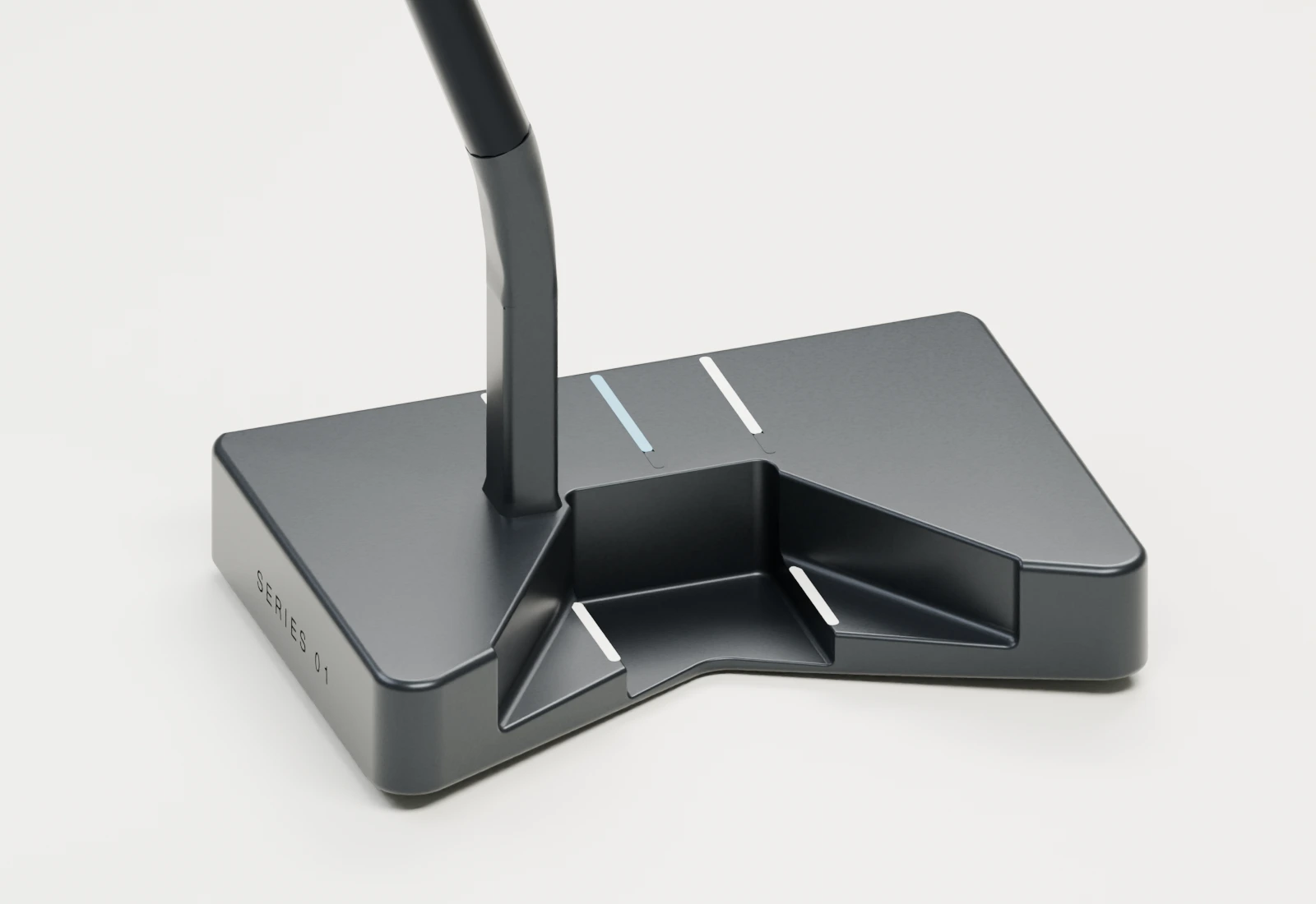 Series 01 Black — vue arrière, rendu CAO