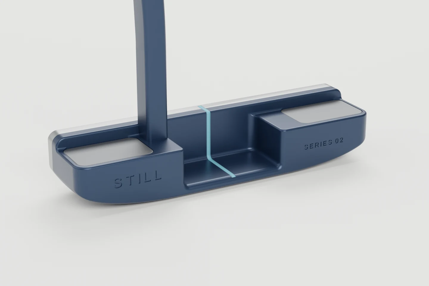 Series 02 Ink blade putter seen from the rear, design study